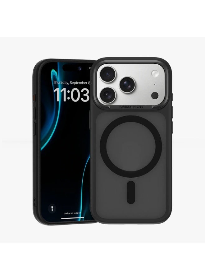 بينكس جراب Benks المميز لهاتف iPhone 17 Pro Max بلون ضبابي، متوافق مع زر التحكم بالكاميرا، ومتوافق مع MagSafe، جراب حماية عسكري مصنوع من ألياف كيفلر من دوبونت - Image 1